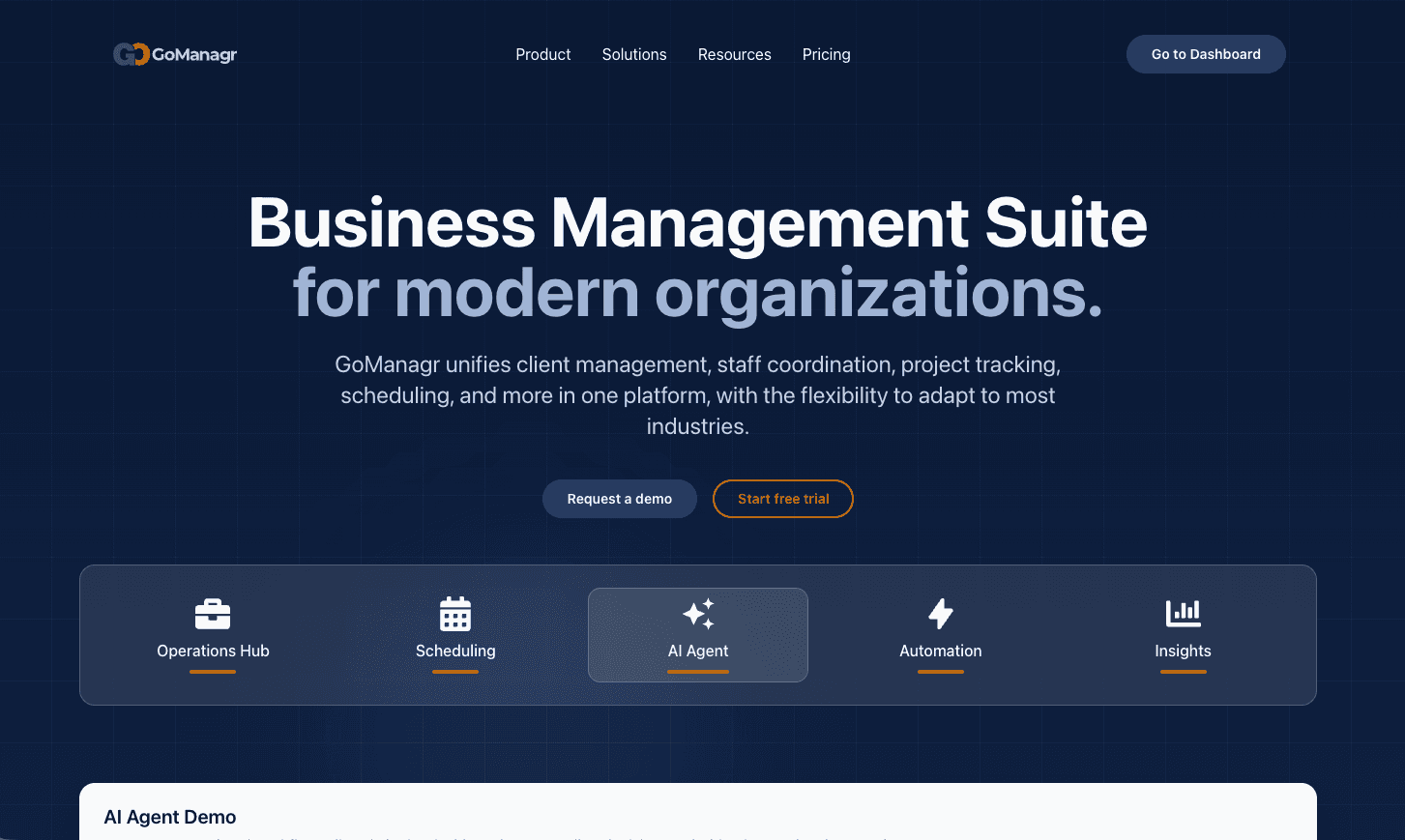 GoManagr UI Development Case Study